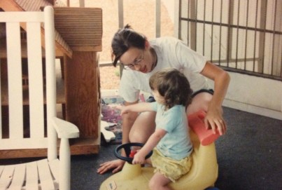 My sister and I in 2006