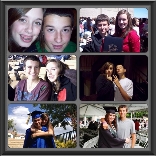 Josh and Me over the years.